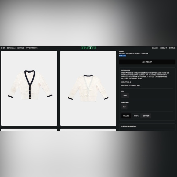 Chanel Classic knit sweater and skirt set - Picture 9 of 16